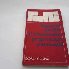 DORU COSMA - REGIMUL JURIDIC AL LOCUINTELOR PROPRIETATE PERSONALA-RF19/2