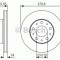 Disc frana FIAT DUCATO platou / sasiu (244) (2002 - 2016) BOSCH 0 986 479 S70