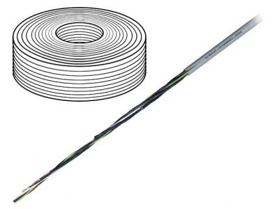 Cablu de Control chainflex CF130.UL 2x1mm2 PVC Gri foto
