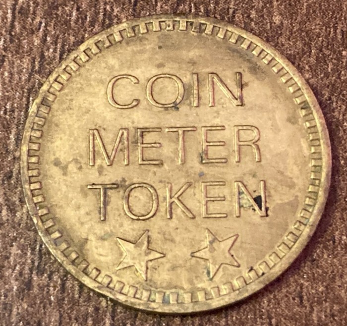 M3C1 126 - Jeton de colectie - COIN METER TOKEN