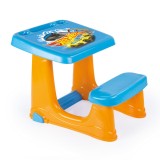 Masuta Copii cu Scaun Hot Wheels, Plastic, 72x49x54cm, +2 Ani, Birou Mici Artisti
