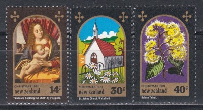 Noua Zeelanda 1981 - Crăciun, MNH foto