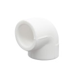 Cot PPR, 40 x 40 mm, alb, 90 grade