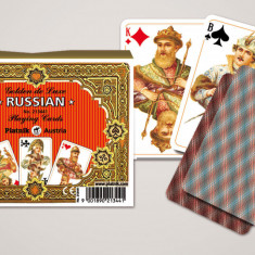 Cărți de joc de lux Rusia. Punte dublă.