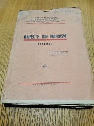 ASPECTE DIN MARXISM - Eseuri - Nastase R. Popescu - 1946, 478 p. foto