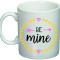 Cana alba personalizata &quot;Be Mine&quot;, INOVATIX&reg;. 330ml