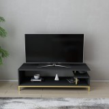 Cumpara ieftin Comoda TV Reilly - Gold, Antracit
