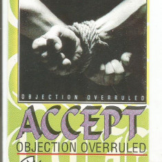 A(01) Caseta audio- Accept Objection Overruled