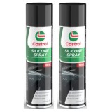 Pachet 2 x Spray Silicon Castrol 500ml, Metal, Plastic, Protectie Garnituri, Germania