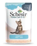 Schesir Kitten Tuna in Jelly, plic, 85 g