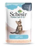 Cumpara ieftin Schesir Kitten Tuna in Jelly, plic, 85 g