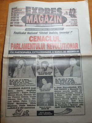 expres magazin 21-28 octombrie 1992-ion cristoiu,radu beligan,irina movila foto