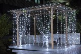 Ghirlanda luminoasa 300 LED-uri, 3m, pentru interior/exterior, telecomanda, iluminare alba Household NewTrend