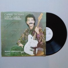Disc VinIl RAR! CAPRIEL DEDEIAN - Carun, Carun _ (1991) CU AUTOGRAF! EXCELENT - vezi cuprins foto