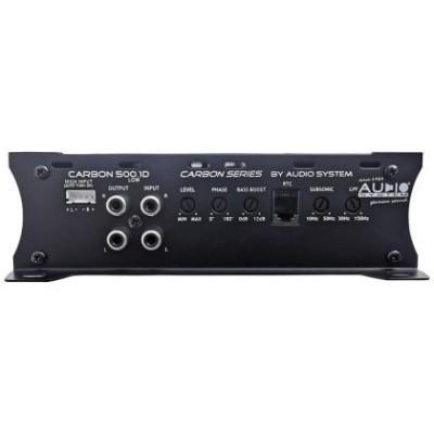 Amplificator Audio System CARBON-500.1 D, 1x500 watts, in 2 sau 4 ohm, pentru subwoofer clasa D CarStore Technology foto