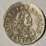 Austria 3 kreuzer 1627 /Viena argint Ferdinand ll XF