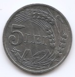Romania 5 Lei 1942 - Zinc, 23 mm, KM-61 (3)