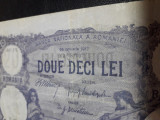 Bancnote romanesti 20lei ianuarie 1917 data rara