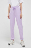 Cumpara ieftin Adidas by Stella McCartney pantaloni de trening culoarea violet, neted