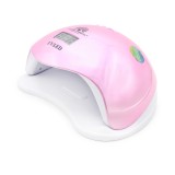 Lampa unghii LED/UV L-1100, Global Fashion, 72W, display digital, roz