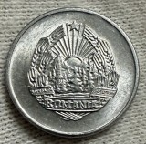 5 Bani 1975 Al, Romania, UNC, Luciu de batere