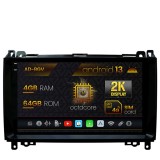 Cumpara ieftin Navigatie Mercedes Benz Sprinter, Viano, Vito, A B Class, Crafter, Android 13, V-Octacore 4GB RAM + 64GB ROM, 9.5 Inch - AD-BGV9004+AD-BGRKIT407