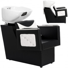 Scafă coafor unitate de spălare Eve Salon cu bol mobil și accesorii