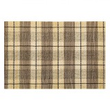 Suport Farfurii, Model Carouri, 45x30cm, Bambus, Taupe, Oem