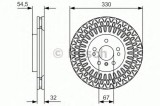 Disc frana MERCEDES GLE Cupe (C292) (2015 - 2016) BOSCH 0 986 479 D08