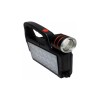 Lanterna LED P70, 152 LED, 100W, Zoom, Incarcare Solara & USB, ABS, Negru, pentru Pescuit, Paza, Camping