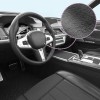 Folie Auto vidaXL, Negru Mat, 100x150 cm + 50x150 cm, PVC, Autoadeziva, Tuning Exterior, Aplicare Fara Bule