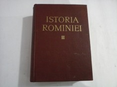 ISTORIA ROMANIEI vol. III - Academia R.P.R - Bucuresti, 1964