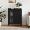 VidaXL Servantă, negru, 69,5x34x90 cm, lemn compozit