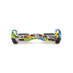 Hoverboard Junior Lite Graffiti Freewheel, 400 W, autonomie 8-12 km, 12 km/h, maxim 50 kg, Multicolor foto