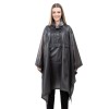 Pelerina Ploaie Impermeabila Navaris Unisex Neagra, Camping, EVA, Husa Depozitare, Max 187cm