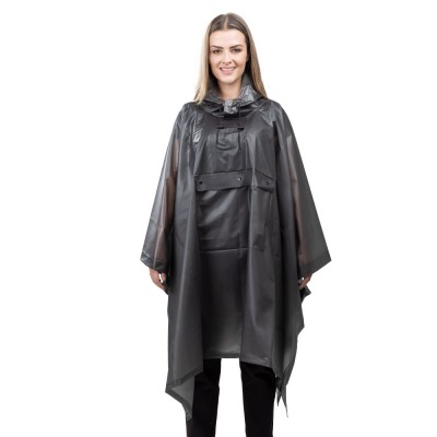Pelerina de ploaie impermeabila Navaris, Unisex, Negru, 52203.01.01 foto