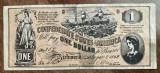 B11 1 - Bancnota foarte veche - America - 1 dolar - one dollar - 1862