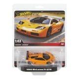 Hot Wheels Premium Real riders Masinuta metalica Mclaren f1 GB 1995 scara 1: 43