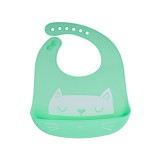 Cumpara ieftin Baveta pentru copii din silicon Oem, Verde