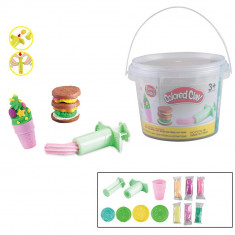 Set Plastilina Cu Forme Inghetata Si Burger 2749