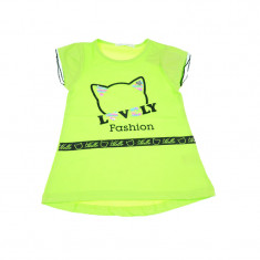 Tricou pentru fete Happy House WB-2770V, Verde foto