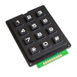 Tastatura taste in matrice 4x3 / 12 butoane matrix array keypad Arduino (t.133)