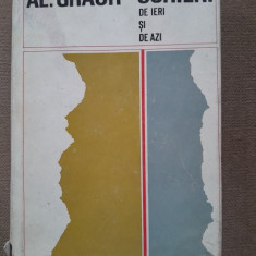 AL. GRAUR - SCRIERI DE IERI SI DE AZI , {ED STIINTIFICA 1970 , 280 PAG, COPERTI CARTONATE, SUPRACOPERTA]