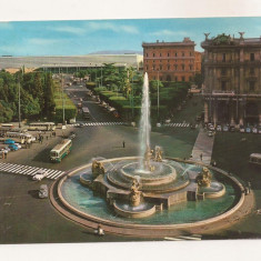 FA57-Carte Postala- ITALIA - Roma, Piazza Esedra, circulata 1969