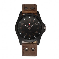 Ceas barbatesc Swiss Army dark brown foto