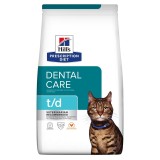 Hill's Prescription Diet Feline T/D hrana uscata pisici, sanatate orala, 3 kg