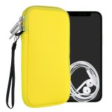 Husa Universala pentru telefon XL - 6,8 inch, Neopren, Galben, 46188.4.75, kwmobile