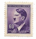 Boemia &amp; Moravia - Adolf Hitler, 1899-1945, 1942 - 60 H, neobliterat