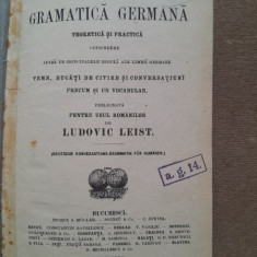 Gramatica Germana teoretica si practica - Ludovic Leist metoda Gaspey Otto Sa