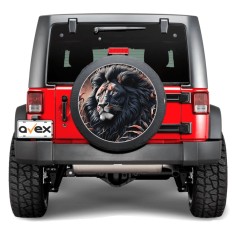 Sticker Auto &bdquo;Roata de Rezerva&rdquo; rezistenta la intemperii si raze UV, diametru 55 cm, Cod: AVX-RR04